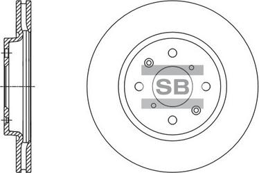 Hi-Q SD4804 - Гальмівний диск autocars.com.ua