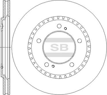 Hi-Q SD4809 - Гальмівний диск autocars.com.ua