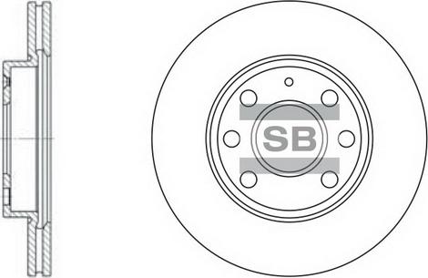 Hi-Q SD5102 - Гальмівний диск autocars.com.ua