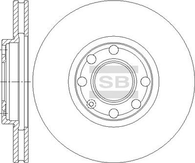 Hi-Q SD5107 - Гальмівний диск autocars.com.ua