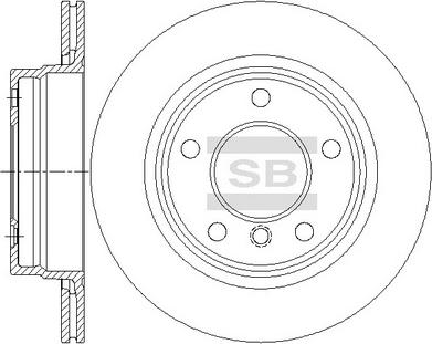Hi-Q SD5206 - Тормозной диск avtokuzovplus.com.ua