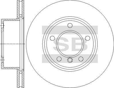 Hi-Q SD5217 - Тормозной диск avtokuzovplus.com.ua