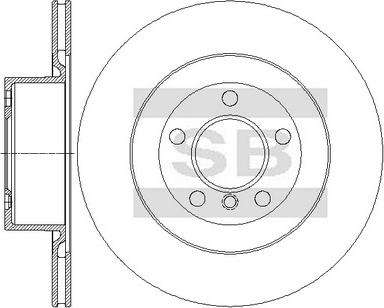 Hi-Q SD5227 - Тормозной диск avtokuzovplus.com.ua