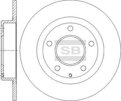 Hi-Q SD5301 - Гальмівний диск autocars.com.ua