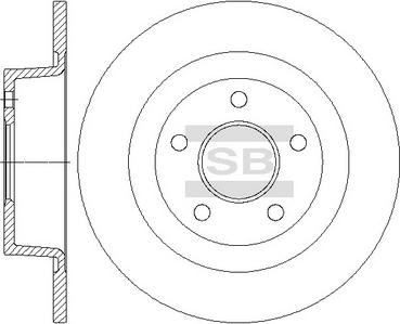 Hi-Q SD5310 - Тормозной диск avtokuzovplus.com.ua