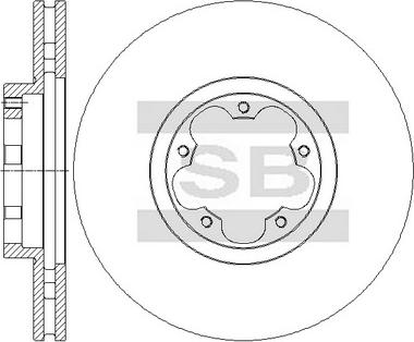 Hi-Q SD5311 - Гальмівний диск autocars.com.ua