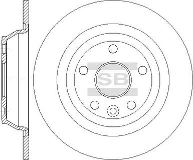 Hi-Q SD5314 - Тормозной диск avtokuzovplus.com.ua