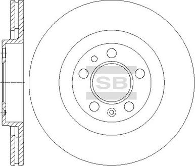 Hi-Q SD5403 - Гальмівний диск autocars.com.ua