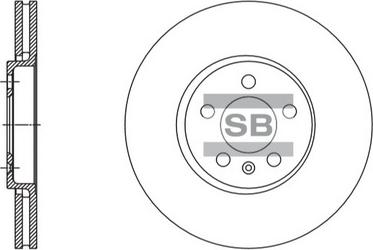 Hi-Q SD5408 - Гальмівний диск autocars.com.ua