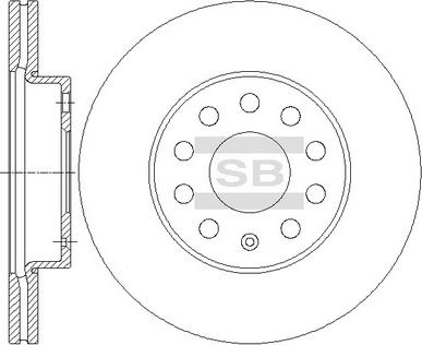 Hi-Q SD5410 - Гальмівний диск autocars.com.ua