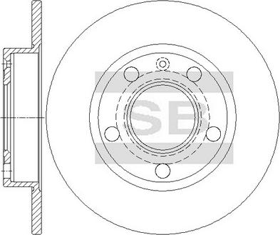 Hi-Q SD5448 - Гальмівний диск autocars.com.ua