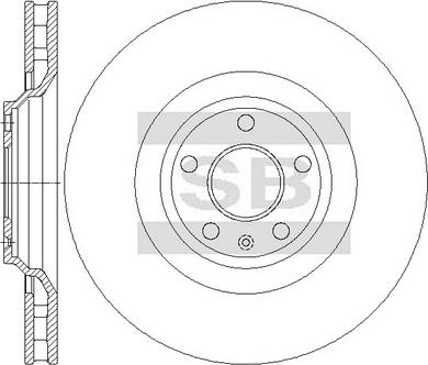 Hi-Q SD5452 - Тормозной диск avtokuzovplus.com.ua