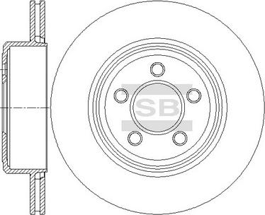 Hi-Q SD5510 - Гальмівний диск autocars.com.ua