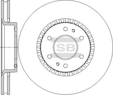 Hi-Q SD5517 - Гальмівний диск autocars.com.ua