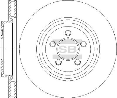 Hi-Q SD5518 - Тормозной диск avtokuzovplus.com.ua