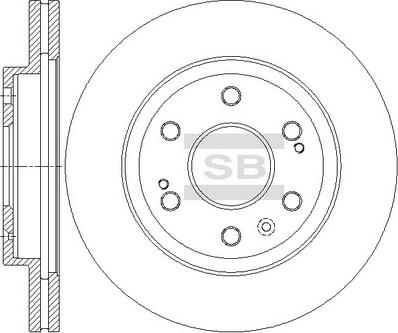 Hi-Q SD5519 - Гальмівний диск autocars.com.ua