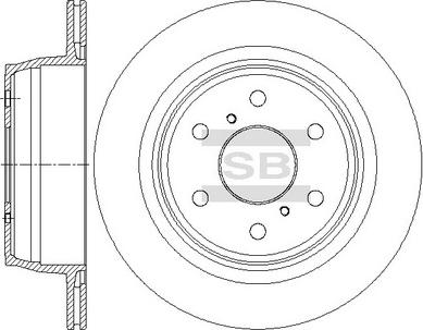 Hi-Q SD5520 - Гальмівний диск autocars.com.ua