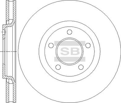 Hi-Q SD5525 - Гальмівний диск autocars.com.ua