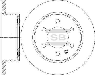 Hi-Q SD5602 - Гальмівний диск autocars.com.ua