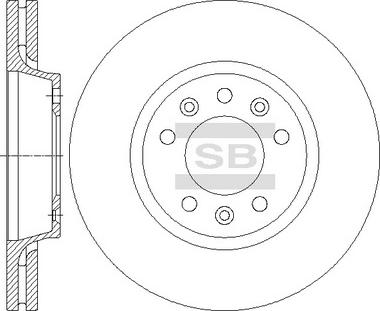 Hi-Q SD6003 - Гальмівний диск autocars.com.ua