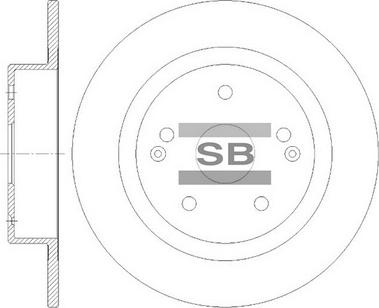 Hi-Q SD8465 - Гальмівний диск autocars.com.ua
