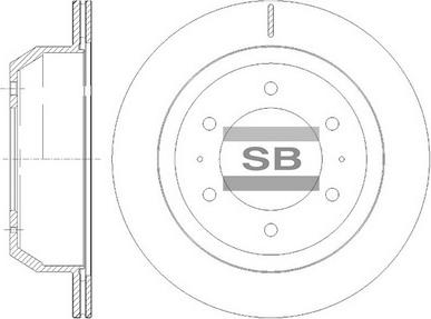 Hi-Q SD8501 - Гальмівний диск autocars.com.ua
