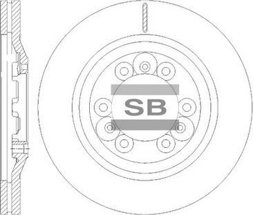 Hi-Q SD8513 - Тормозной диск avtokuzovplus.com.ua