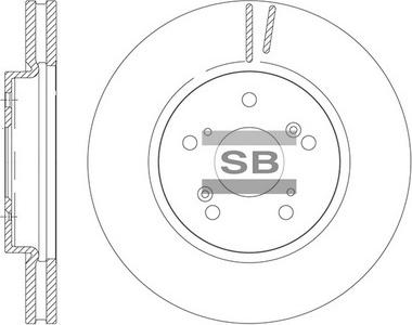 Hi-Q SD8515 - Гальмівний диск autocars.com.ua