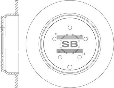 Hi-Q SD8516 - Гальмівний диск autocars.com.ua