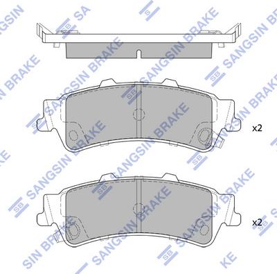 Hi-Q SP1299 - Гальмівні колодки, дискові гальма autocars.com.ua