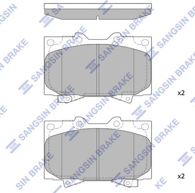 Hi-Q SP1379 - Гальмiвнi колодки кт. autocars.com.ua