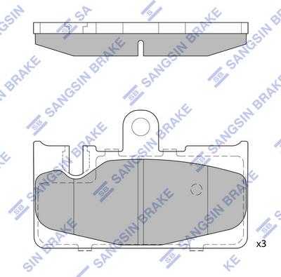 Hi-Q SP1772 - Гальмівні колодки, дискові гальма autocars.com.ua