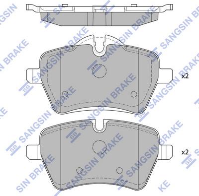 Hi-Q SP1799 - Гальмівні колодки, дискові гальма autocars.com.ua