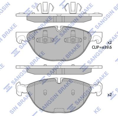 Hi-Q SP1924 - Гальмівні колодки, дискові гальма autocars.com.ua