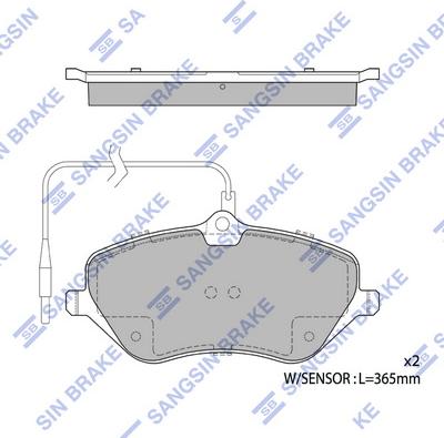 Hi-Q SP1973 - Гальмівні колодки, дискові гальма autocars.com.ua