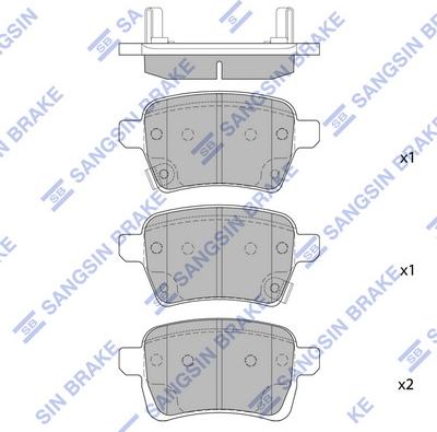 Hi-Q SP1994 - Гальмівні колодки, дискові гальма autocars.com.ua