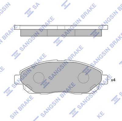 Hi-Q SP2013 - Гальмівні колодки, дискові гальма autocars.com.ua