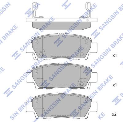 Hi-Q SP2022 - Гальмівні колодки, дискові гальма autocars.com.ua