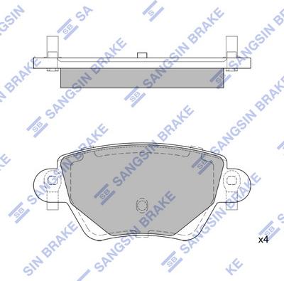 Hi-Q SP2031 - Гальмівні колодки, дискові гальма autocars.com.ua