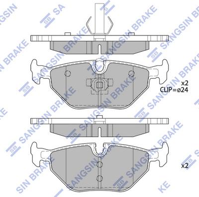 Hi-Q SP2109-R - Гальмівні колодки, дискові гальма autocars.com.ua