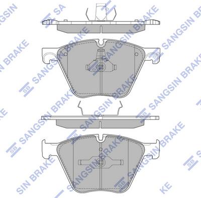 Hi-Q SP2395 - Гальмівні колодки, дискові гальма autocars.com.ua