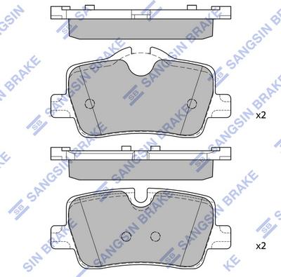 Hi-Q SP2774 - Гальмівні колодки, дискові гальма autocars.com.ua