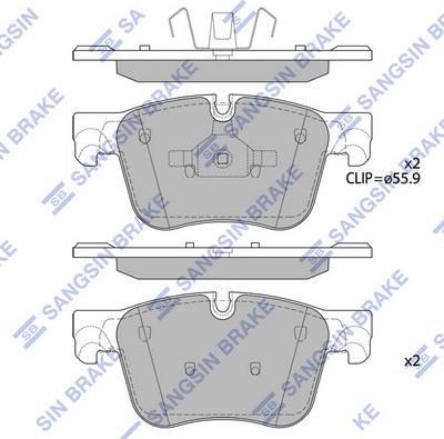 Hi-Q SP4032 - Гальмівні колодки, дискові гальма autocars.com.ua