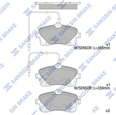 Hi-Q SP4052 - Гальмівні колодки, дискові гальма autocars.com.ua