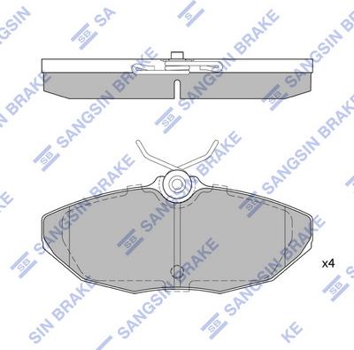 Hi-Q SP4062 - Гальмівні колодки, дискові гальма autocars.com.ua