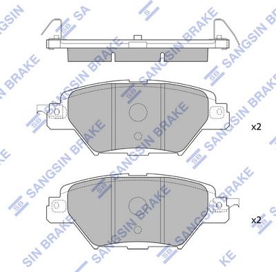 Hi-Q SP4120 - Гальмівні колодки, дискові гальма autocars.com.ua