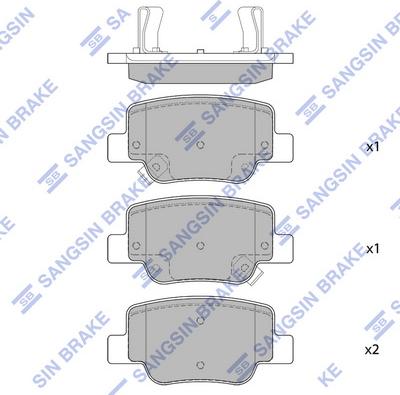 Hi-Q SP4142 - Гальмівні колодки, дискові гальма autocars.com.ua