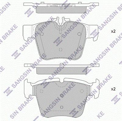 Hi-Q SP4252 - Гальмівні колодки, дискові гальма autocars.com.ua