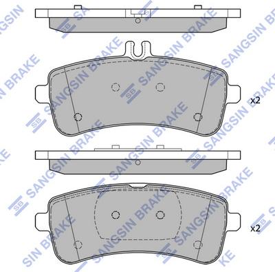 Hi-Q SP4422 - Гальмівні колодки, дискові гальма autocars.com.ua