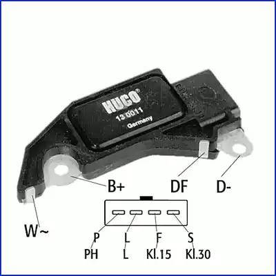 Hitachi 130011 - Регулятор напряжения, генератор autodnr.net